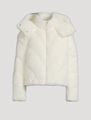 Anik Faux Fur Down Jacket