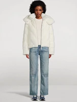 Anik Faux Fur Down Jacket