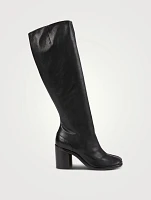 Tabi Leather Knee-High Boots