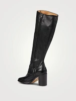 Tabi Leather Knee-High Boots