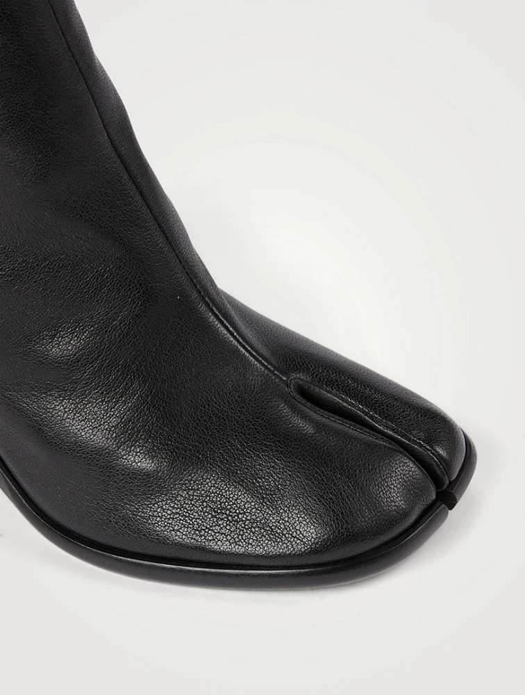 Tabi Leather Knee-High Boots