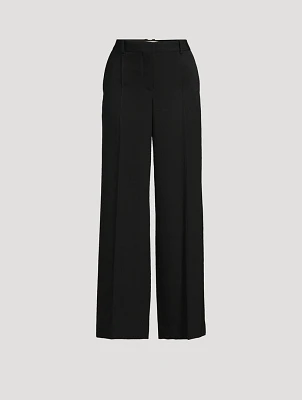 Encore Wool Wide-Leg Trousers