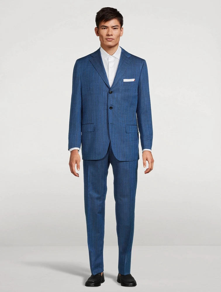 Silk And Cashmere Two-Piece Suit