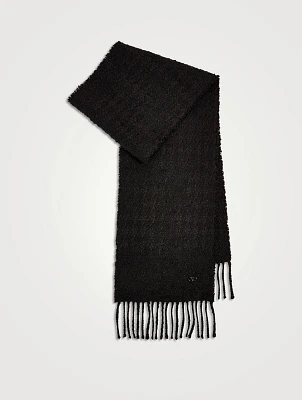 Bouclé Knit Scarf