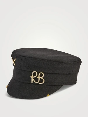 Pierced Baker Boy Cap