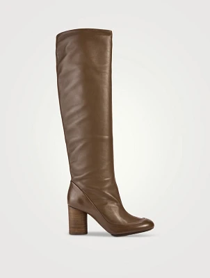Glove Leather Knee-High Boots