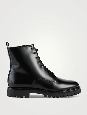 Cabria Leather Combat Boots