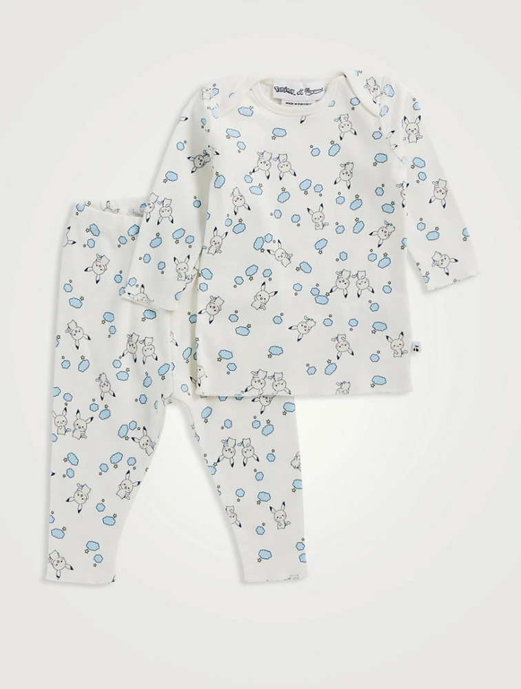 Bonpoint x Pokémon Timi Organic Cotton Two-Piece Set