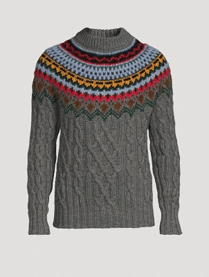 Cable-Knit Sweater