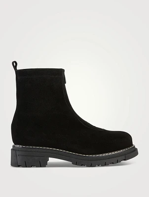 Deon Shearling-Lined Suede Ankle Boots