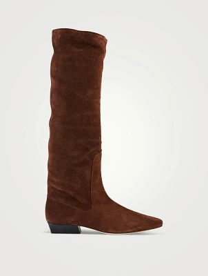 Wally Suede Knee-High Boots