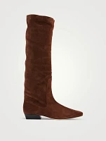 Wally Suede Knee-High Boots