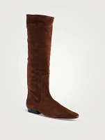 Wally Suede Knee-High Boots