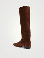 Wally Suede Knee-High Boots