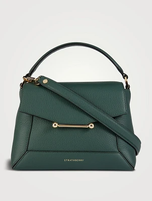 Mosaic Leather Top Handle Bag