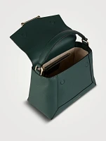 Mosaic Leather Top Handle Bag