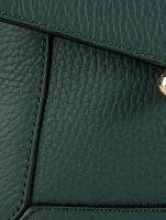 Mosaic Leather Top Handle Bag
