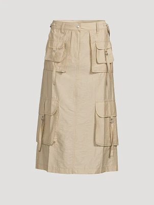 Cargo Midi Skirt