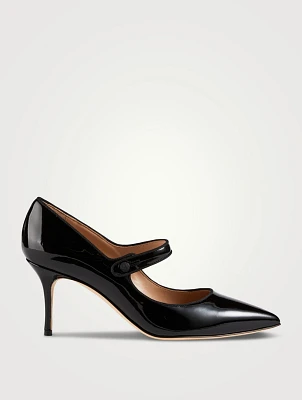 Camparinew Patent Leather Mary Jane Pumps