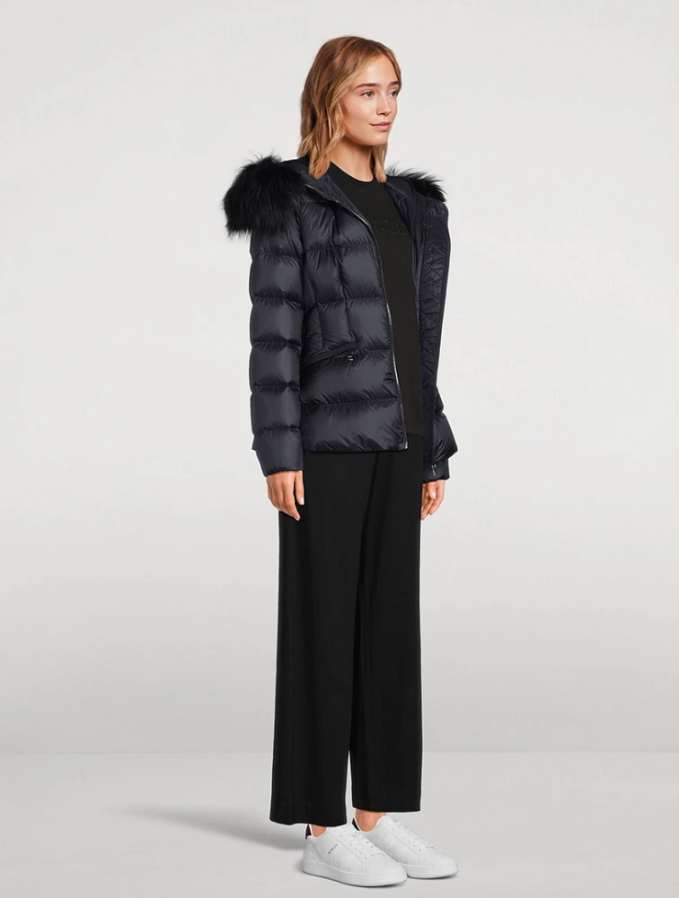 Boed Shearling-Trimmed Down Jacket