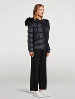 Boed Shearling-Trimmed Down Jacket