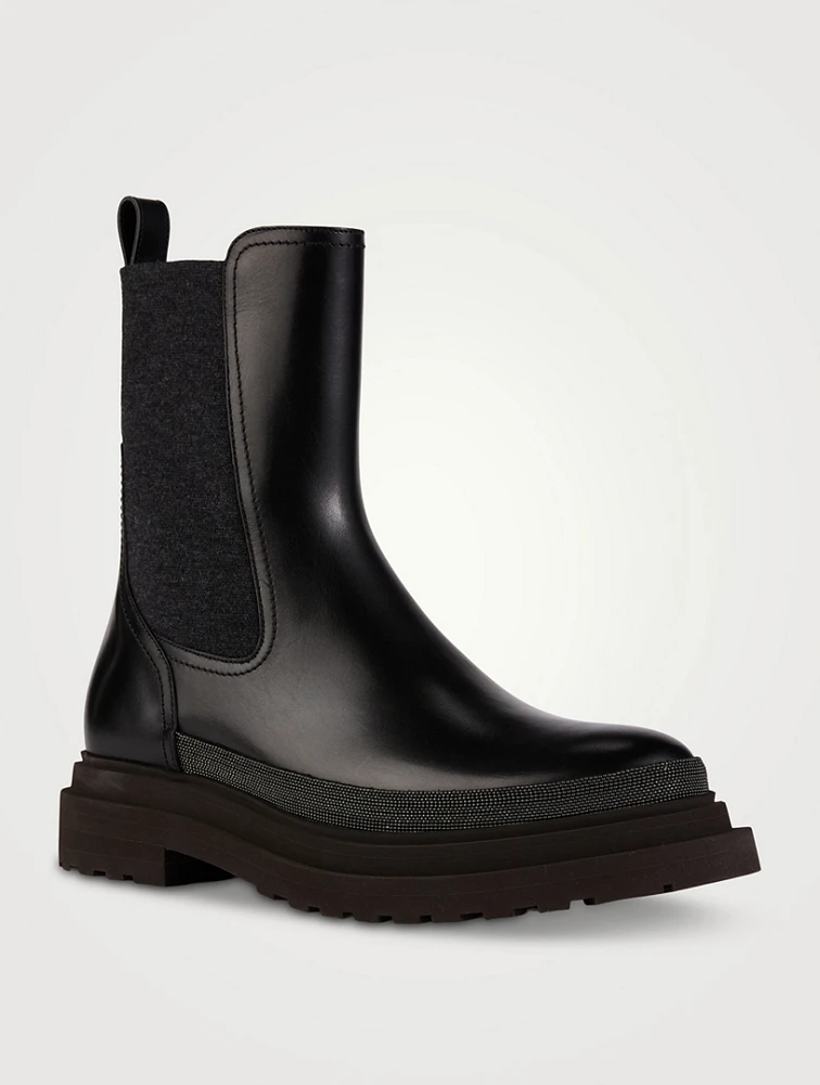 Leather Chelsea Boots