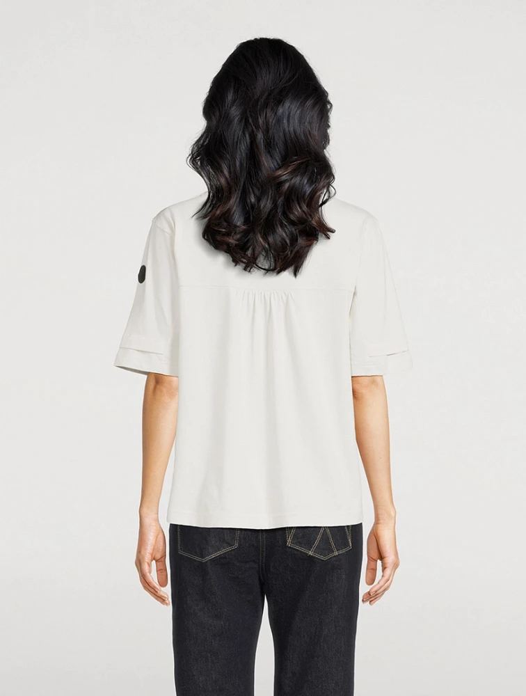 Ruched-Back T-Shirt