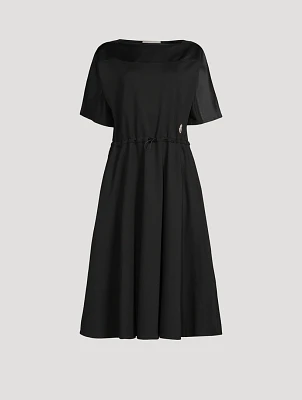 Drawstring Midi Dress