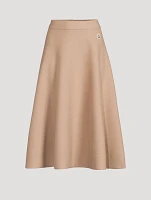 A-Line Midi Skirt
