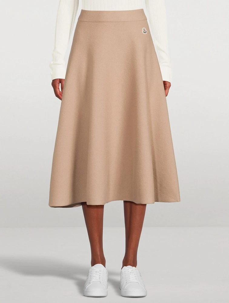 A-Line Midi Skirt