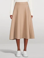 A-Line Midi Skirt