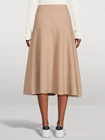 A-Line Midi Skirt