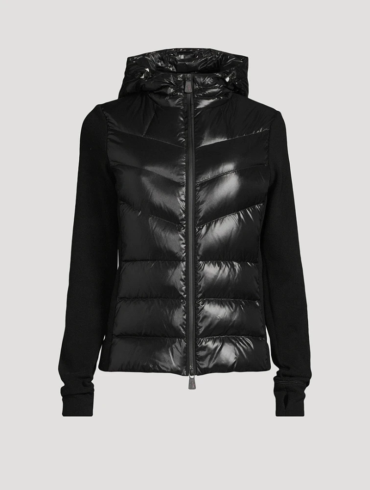 Down-Front Polar Fleece Cardigan
