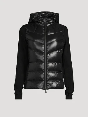 Down-Front Polar Fleece Cardigan