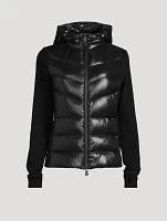 Down-Front Polar Fleece Cardigan