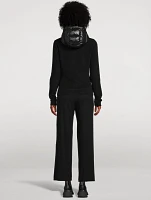Down-Front Polar Fleece Cardigan