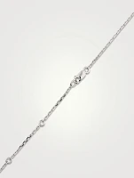 Serti Sur Vide White Gold Pendant Necklace With Diamonds