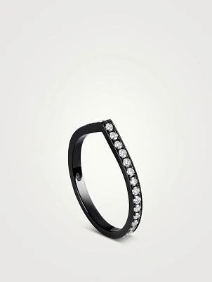 Antifer 18K Gold Ring With Diamonds