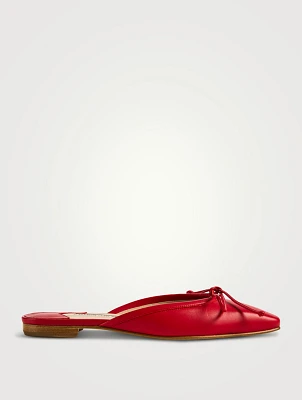 Ballerimu Leather Flat Mules