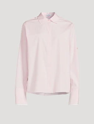Turn-Up Poplin Shirt