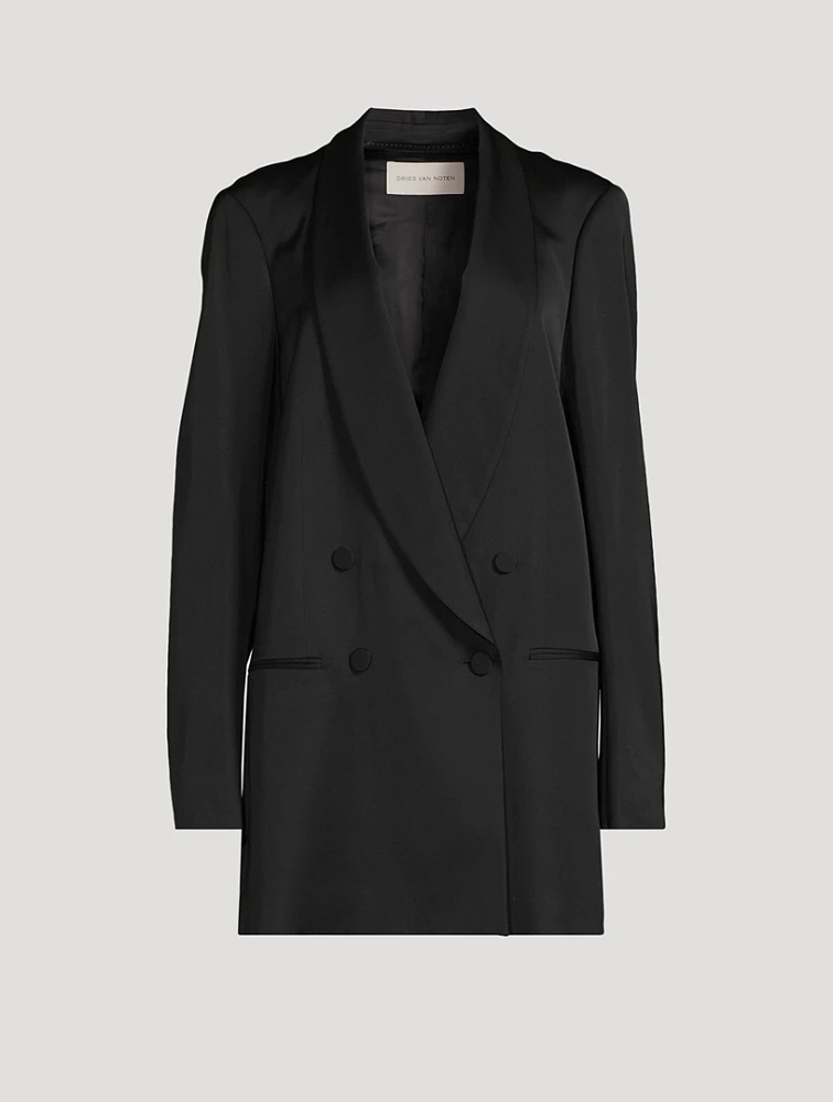 Blinker Double-Breasted Tuxedo Jacket