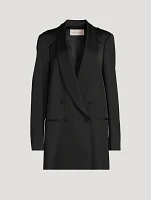 Blinker Double-Breasted Tuxedo Jacket