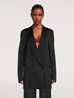 Blinker Double-Breasted Tuxedo Jacket