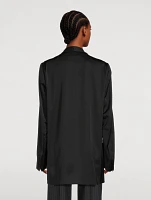 Blinker Double-Breasted Tuxedo Jacket