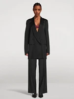 Blinker Double-Breasted Tuxedo Jacket
