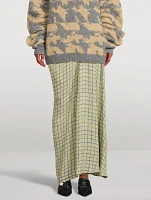 Bias Cut Midi Skirt