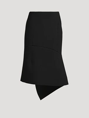 Neoprene Midi Skirt