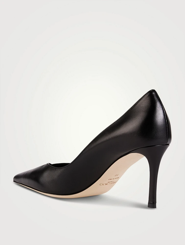 Cass Embossed Leather Pumps