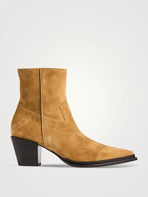 Cece Suede Western Boots