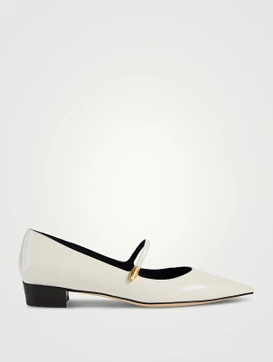 Carolyn Patent Leather Mary Jane Flats